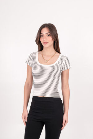 #P002 | Remera rayada U |  Ribb