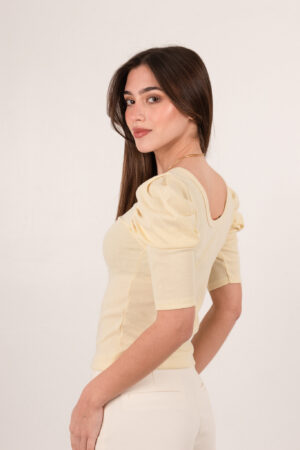 #P004 | Remera manga princesa | Morley algodón