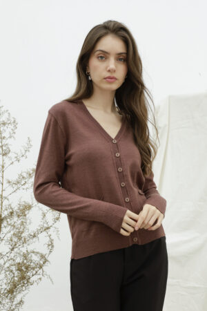 #017 | Cardigan básico | Hilo bremer