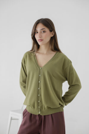 #007 | Cardigan básico | Hilo bremer