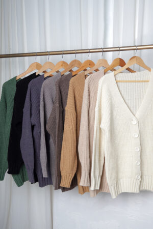 #014 | Cardigan liso | Hilo