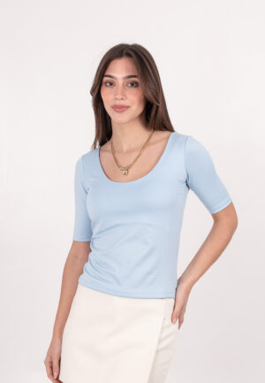 P008 | Remera U manga 3/4 | Modal soft