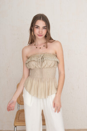 H004 | Top María | Broderie